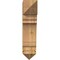 Ekena Millwork Olympic Arts & Crafts Rough Sawn Bracket, Western Red Cedar, 6"W x 18"D x 26"H BKT06X18X26OLY03RWR - alternate 4